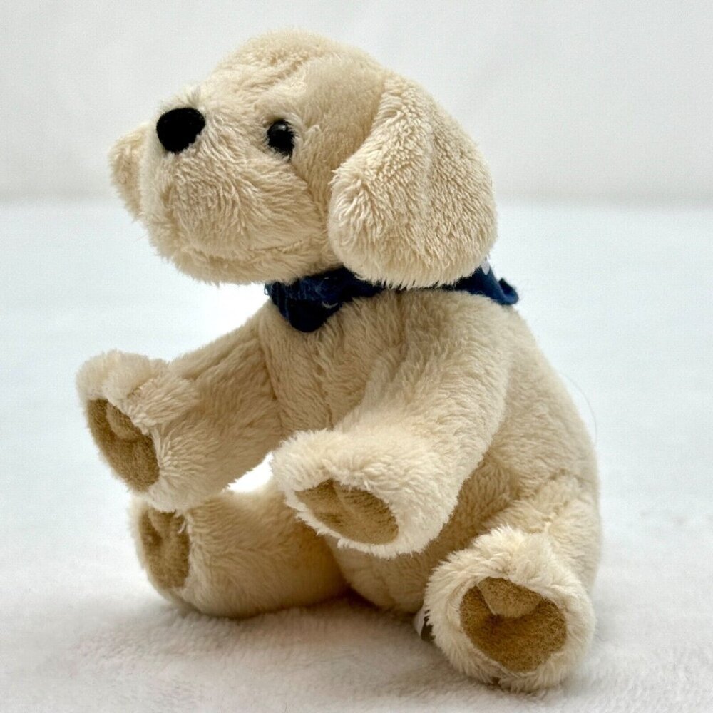 Relax It's Lees Plush Toy Dog w/Bandana Keychain - Picture 7 of 11